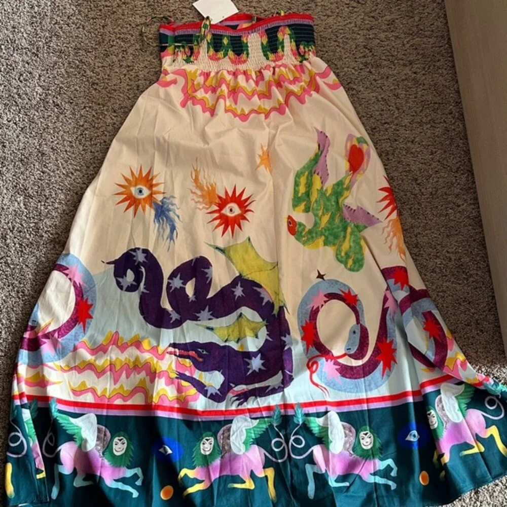 Amazon Multicolor Maxi Dress - Picture 6 of 6